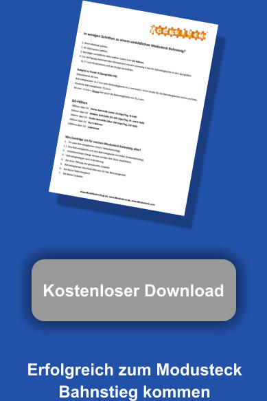 Erfolgreich zum Modusteck  Bahnstieg kommen Kostenloser Download